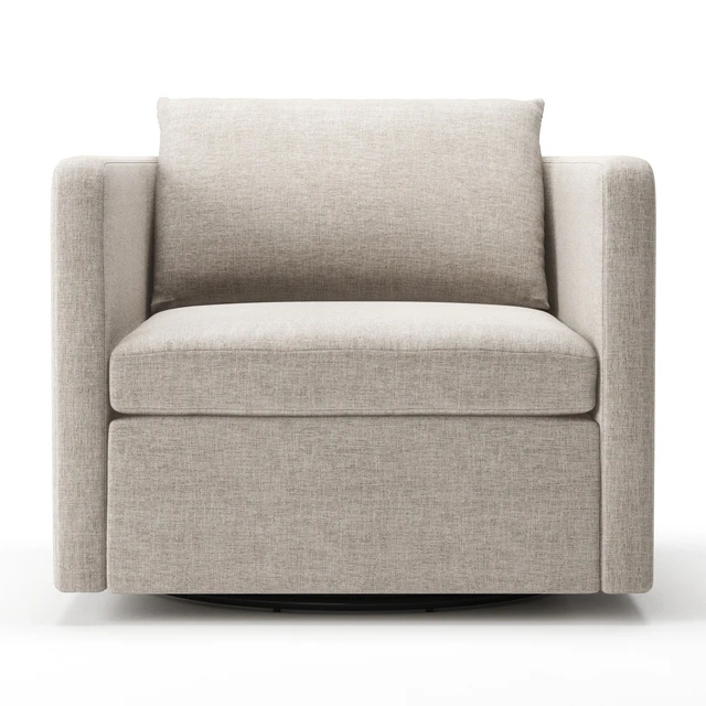 Bacall Curved Swivel Chair — Descargar