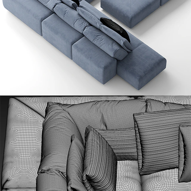 Sofa BAXTER MONSIEUR MODULAR — Descargar