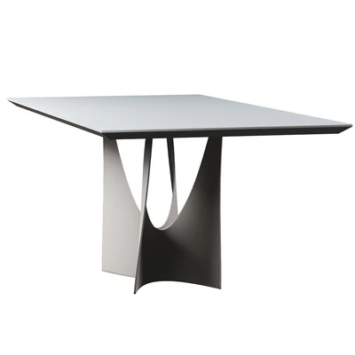 Dining table rectangular gray garda decor — Ver 3