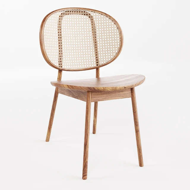 Cane Collection Rattan Chair 04 — Descargar