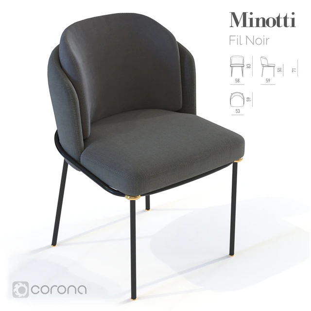 Minotti Fil Noir Dinner — Скачать