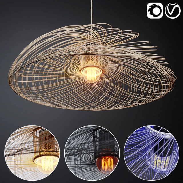 Pendant lamp   PENDANT LIGHT   FORESTIER 2   corona   vray — Descargar