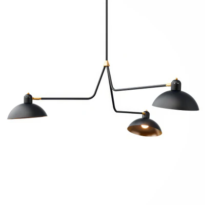 waldorf suspension triple lights by lambert et fils — descargar