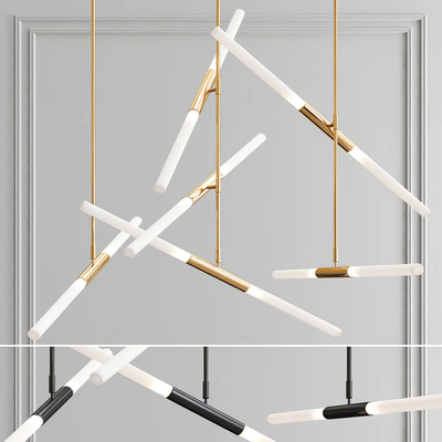 LED Lamp Tube Suspension Pendant Light — Ver 1