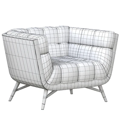 Adept Performance Velvet Armchair — Ver 3
