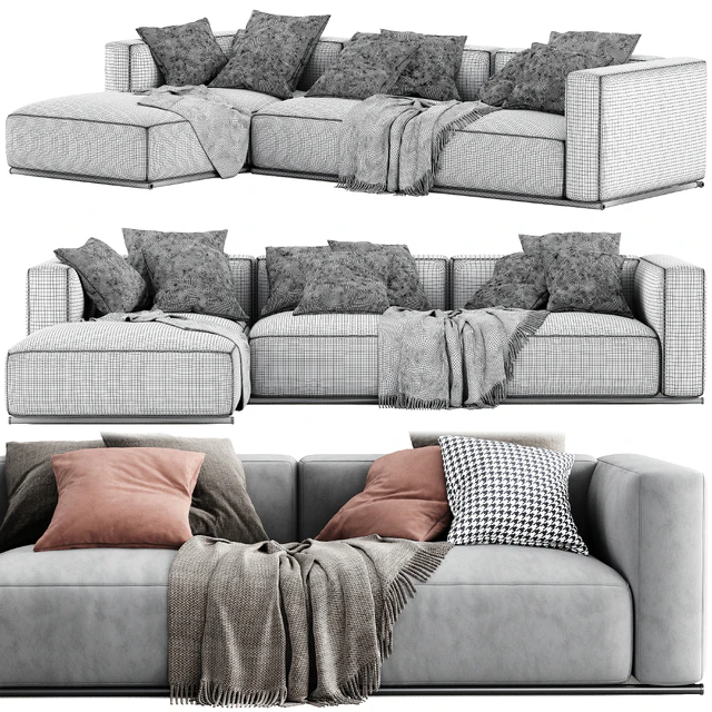 Poliform Shangai Chaise sofa — Descargar
