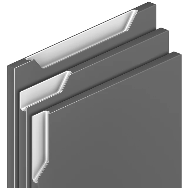 Integrated handle. kitchen facade — Descargar