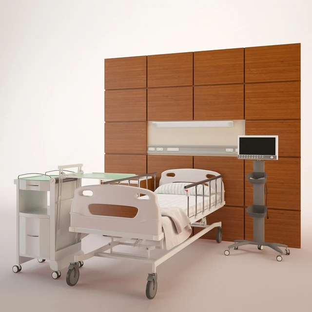 Больничная палата - Hospital room — Скачать