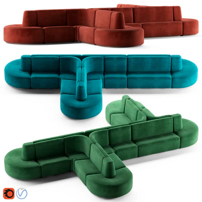 HMD INTERIORS Bistro Sofa — Ver 1