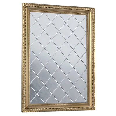Состаренное зеркало с фацетом в классической раме.Aged Beveled Accent mirror — Вид 1