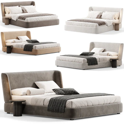 Reeves Bed By Minotti — Ver 5