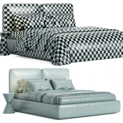 Gem Upholstered King Queen Bed — Вид 4