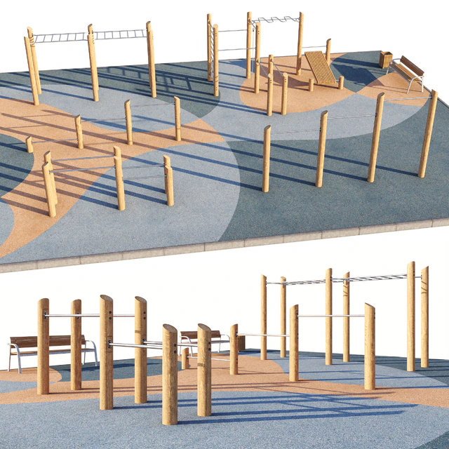 Workout sports ground. Playground — Descargar