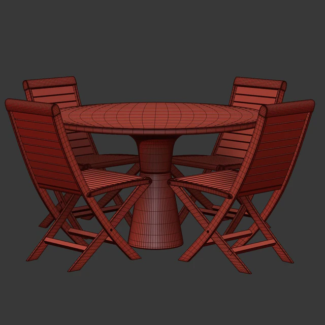 Alesso outdoor furniture set v06 / Garden furniture set — Descargar