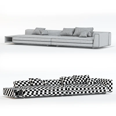 Minotti roger sofa — Ver 2