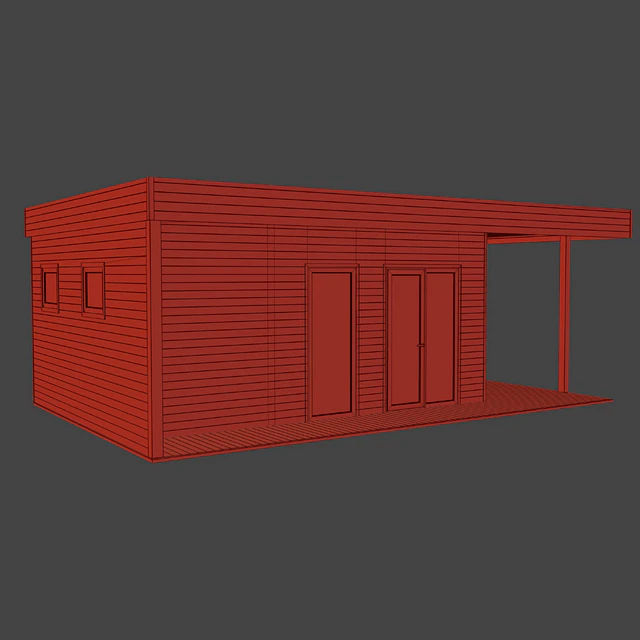 Модульный домик, баня / Modular house, bathhouse — Скачать