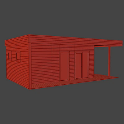 Модульный домик, баня / Modular house, bathhouse — Вид 2