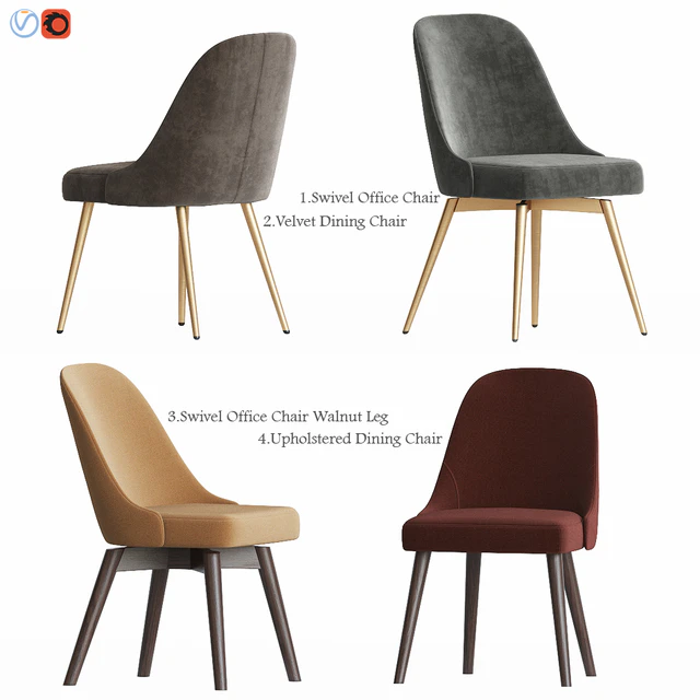 West Elm Mid-Century Chair set — Descargar