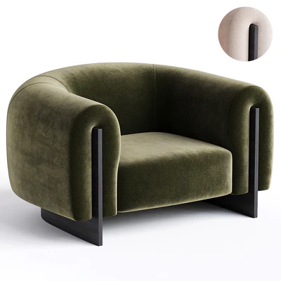MINUIT ARMCHAIR by STEPHANE PARMENTIER — Ver 1