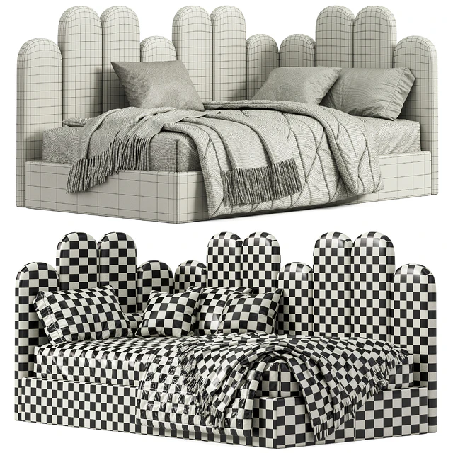 Corner bed Savoyardi kids — Descargar