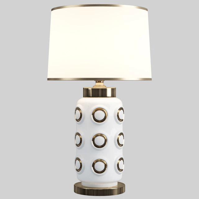 Contemporary Dots Ceramic Table Lamp — Descargar