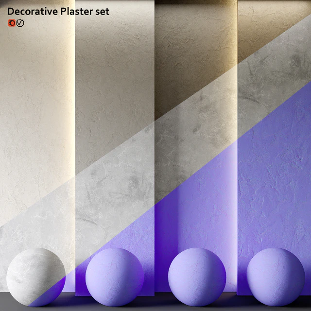 Set of decorative plaster — Descargar