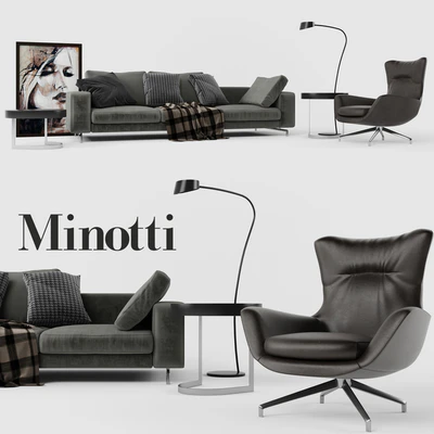 Minotti Set 01 Sherman Sofa — Ver 1