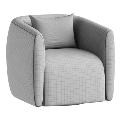 Bernhardt Aline Upholstered Swivel Barrel Chair — Вид 3