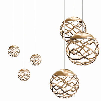 Kelly Cluster Sphere Pendant Light - 3 Lights — Скачать