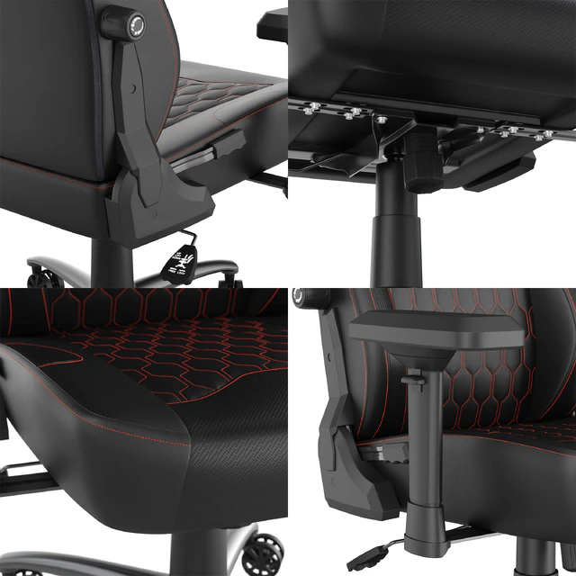 Ergonomic High Back Gaming Chair with Armrests, Headrest Pillow and Adjustable Lumbar Support SY-088 Flash Furniture — Descargar