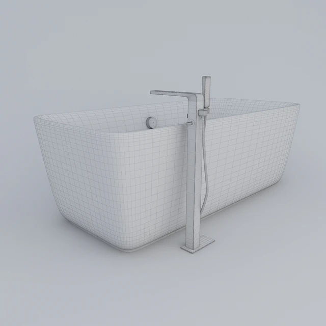 Bath detached Kubec and outdoor crane Lounge — Descargar