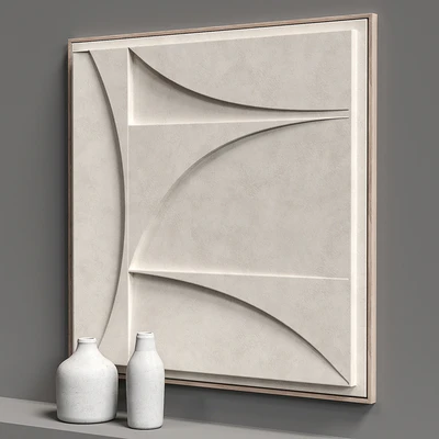 Relief WHITE PARTS SQUARE — Ver 2
