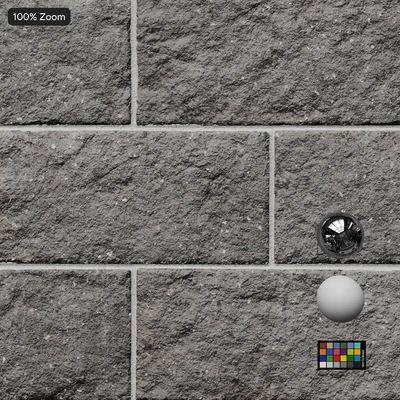 running split face concrete block wall texture — View 2