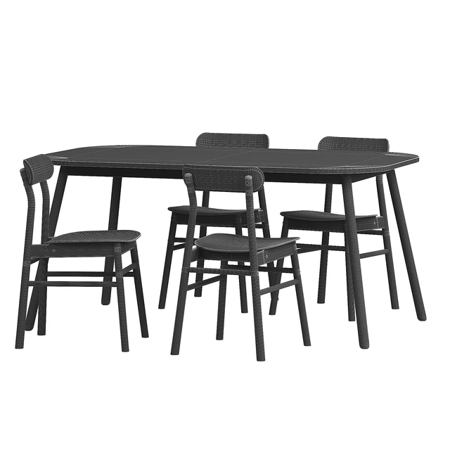 Chairs Ronningen + Wedbu Table from Ikea — Descargar