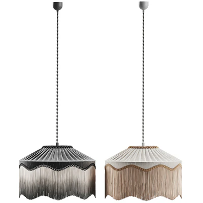 Pendant Light 15 - Spearmint Silk Tiffany Lampshade — View 4