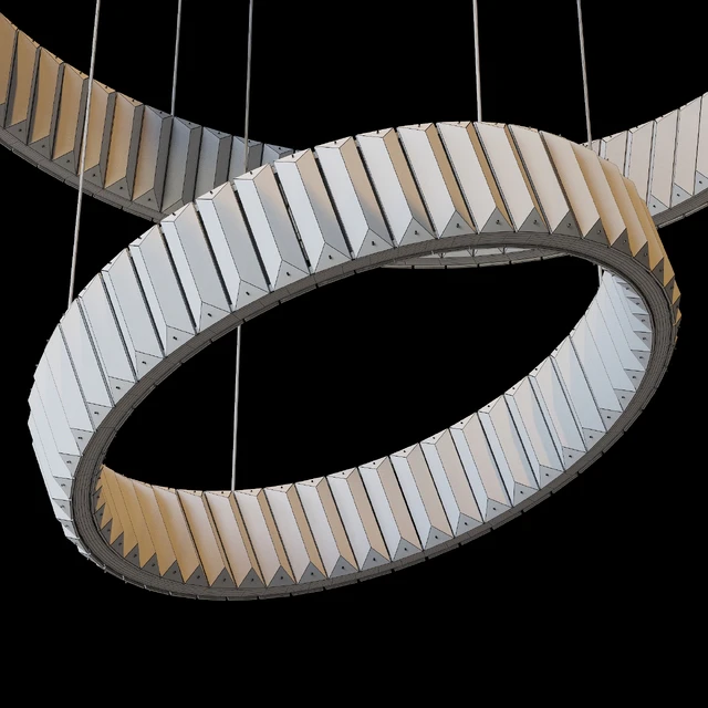 Cascading pendant chandeliers BERTOLDA CAS by lampatron ⌀ 100cm ⌀ 80cm ⌀ 60cm ⌀ 40cm — Descargar