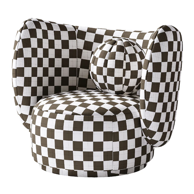 Rico Lounge Chair with Swivel Base — Descargar