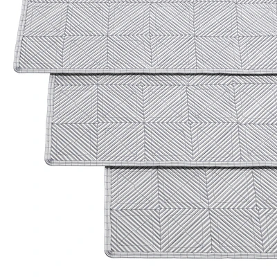 Natural Spiral sections Braided Jute Rug — Ver 3