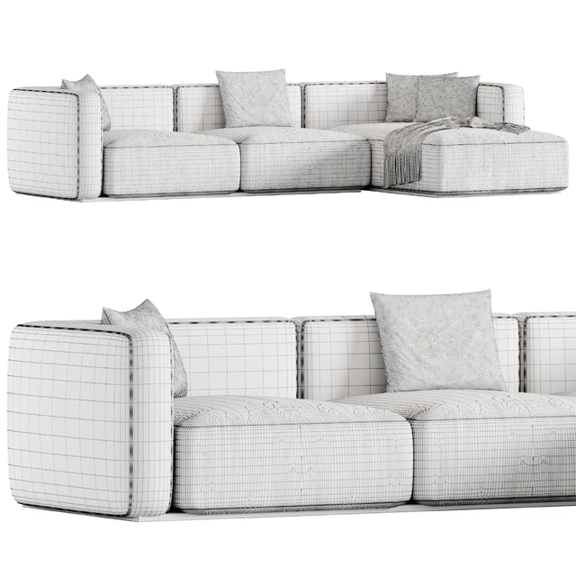 Shangai Sofa 1 By Poliform — Скачать