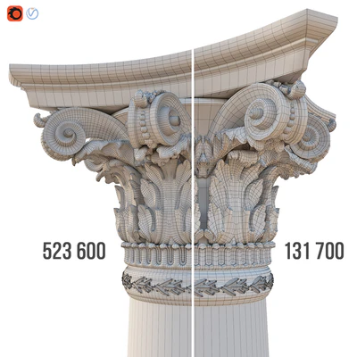 Column corinthian order — Вид 3