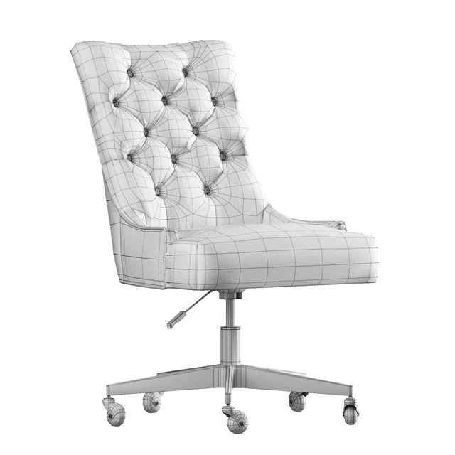 Rh Martine adjustable  velvet desk Chair — Скачать