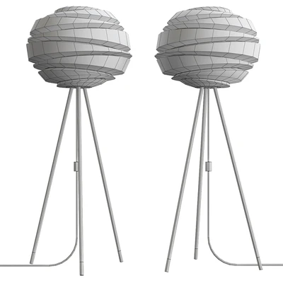 Carmina Matte Black Floor Lamp by Umage — Вид 2