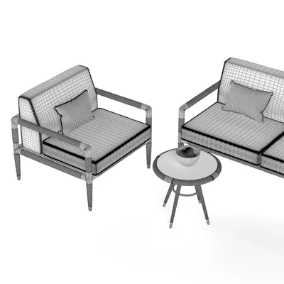 Set of garden furniture Marina / Indian Ocean — Ver 3