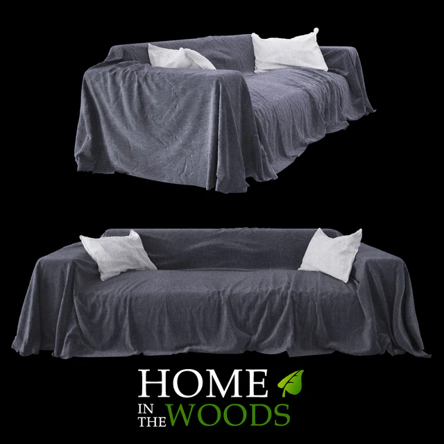 Sofa with cover — Descargar