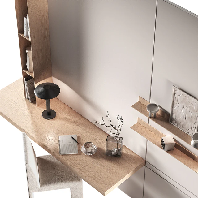 Workplace 4. Minimal home office furniture. — Скачать