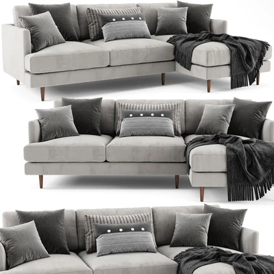 West Elm Haven Loft Chaise Longue — Вид 1