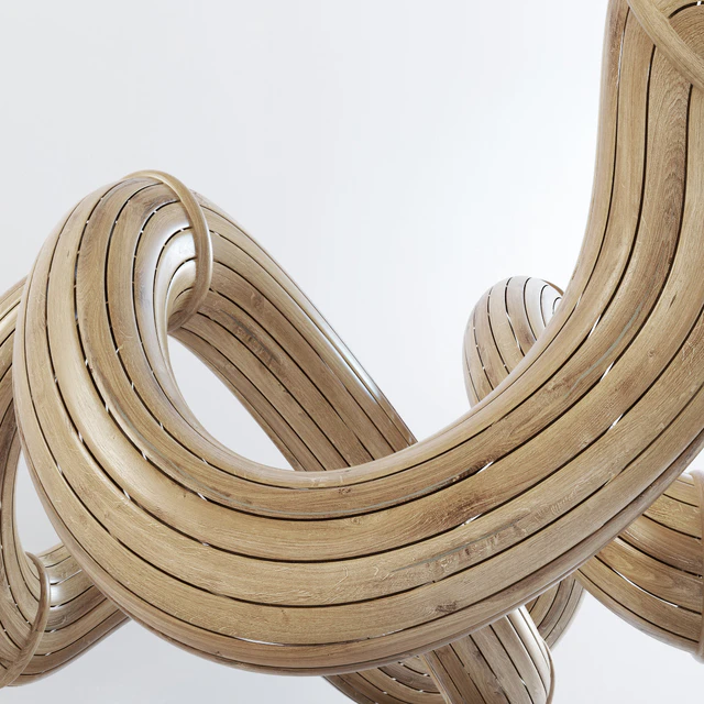 Parametric wood tamplet Hall n1 / Параметрический зал лекало из дерева — Скачать