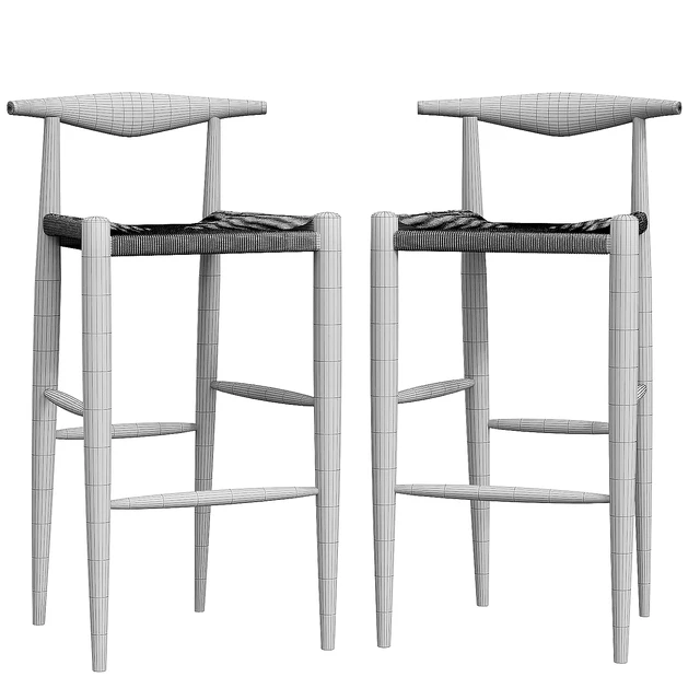 Hans Wegner Counter stool — Descargar