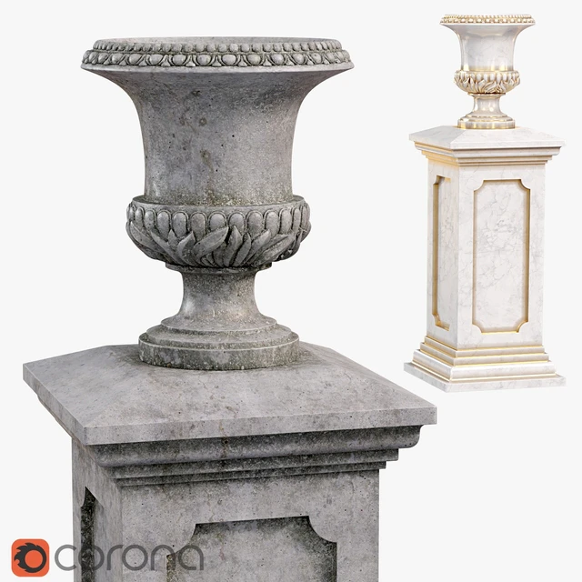 Classic vase 01. Vase Medicis — Скачать