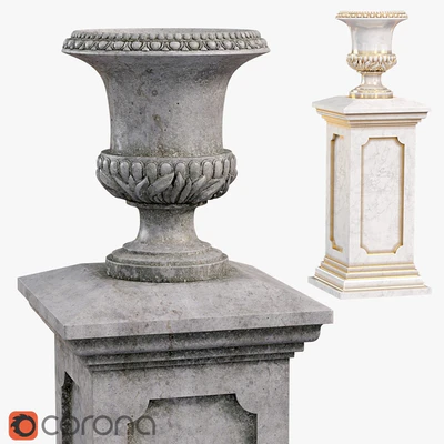 Classic vase 01. Vase Medicis — Вид 1